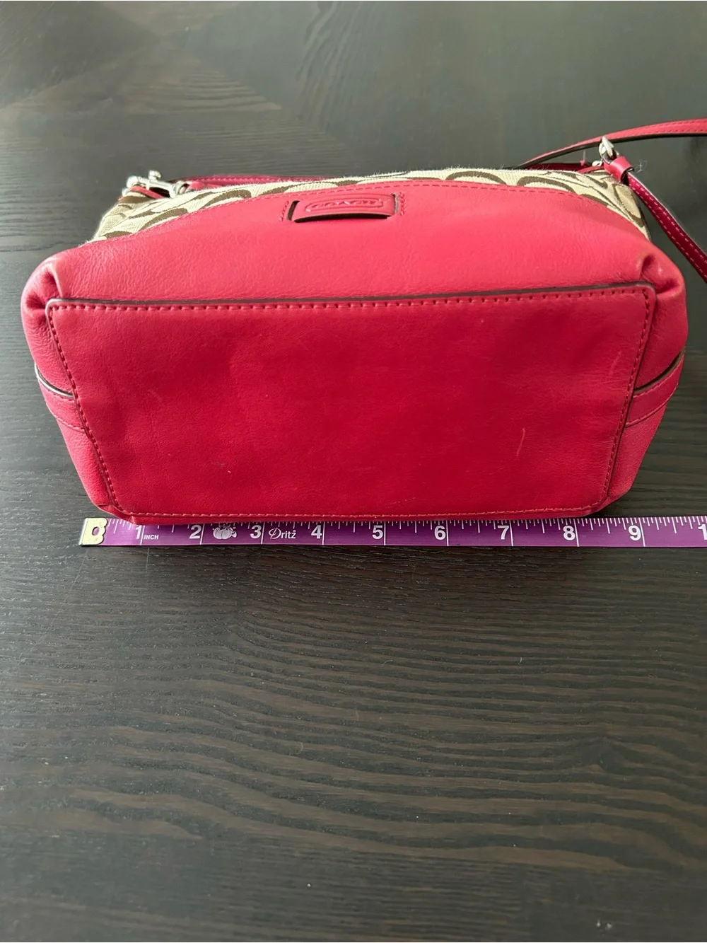 VTG COACH SIGNATURE CANVAS AND LEATHER - Picture 6 of 7